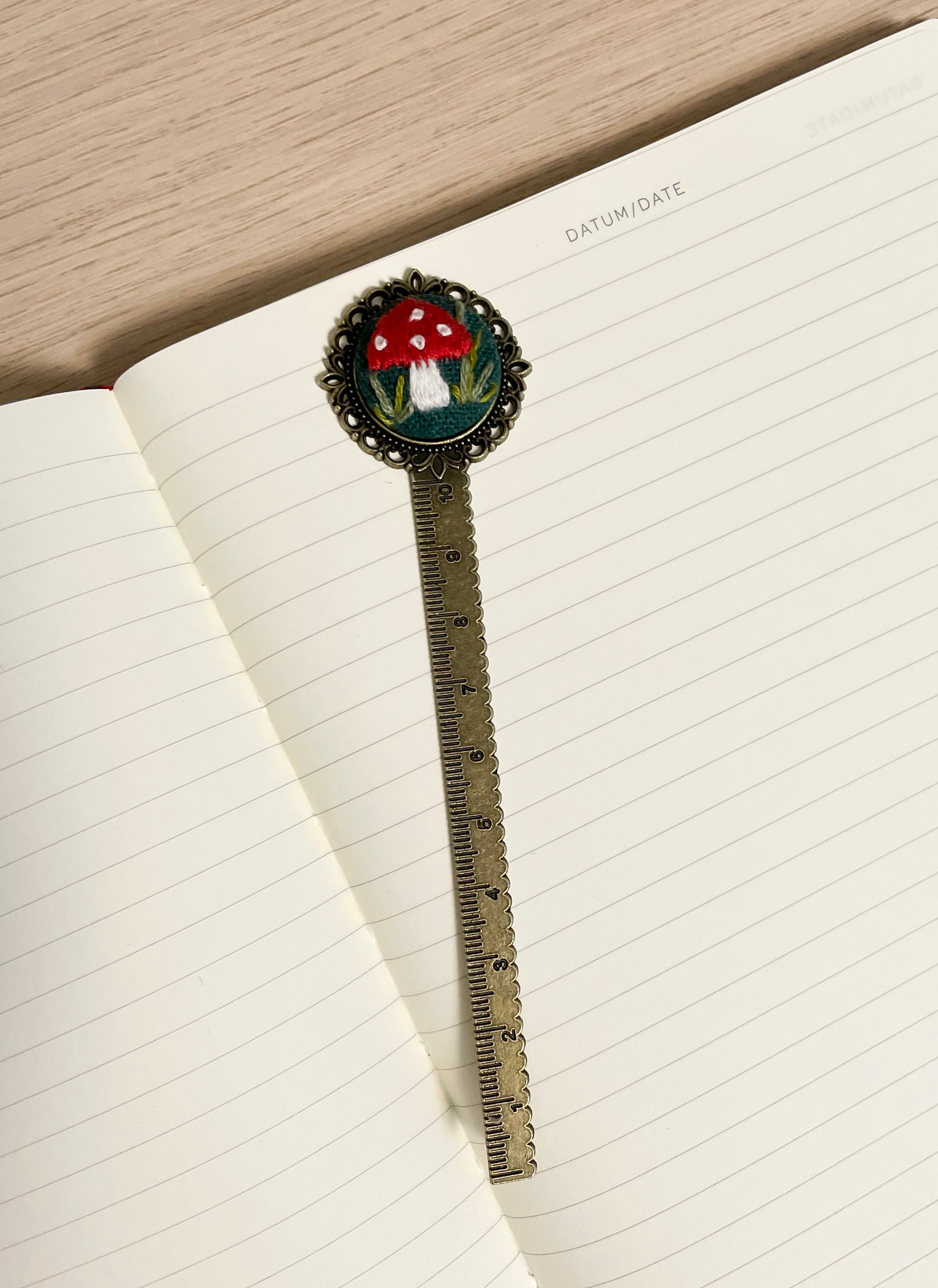 Hand embroidered Bookmark