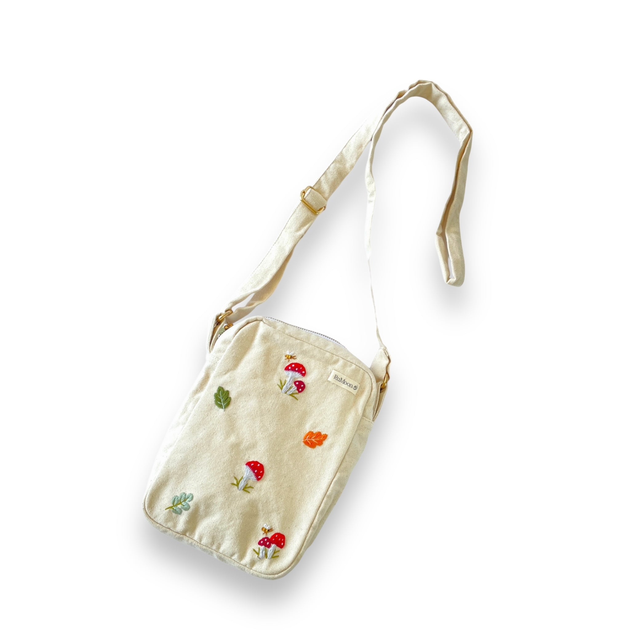 Mushroom Embroidery Cross Body Bag