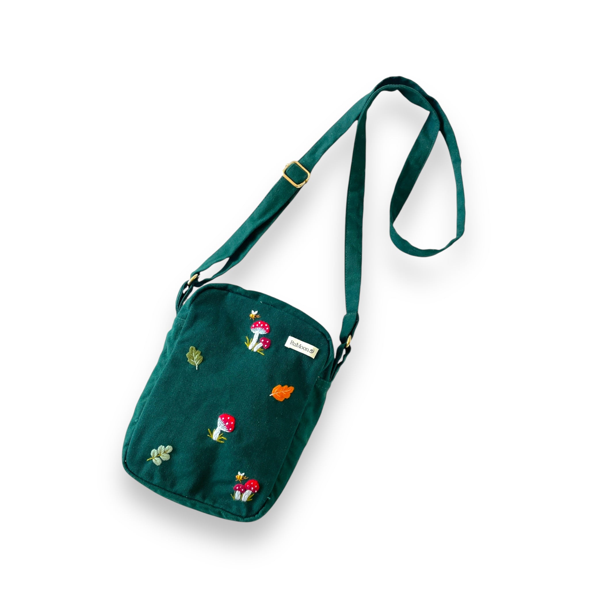 Mushroom Embroidery Cross Body Bag